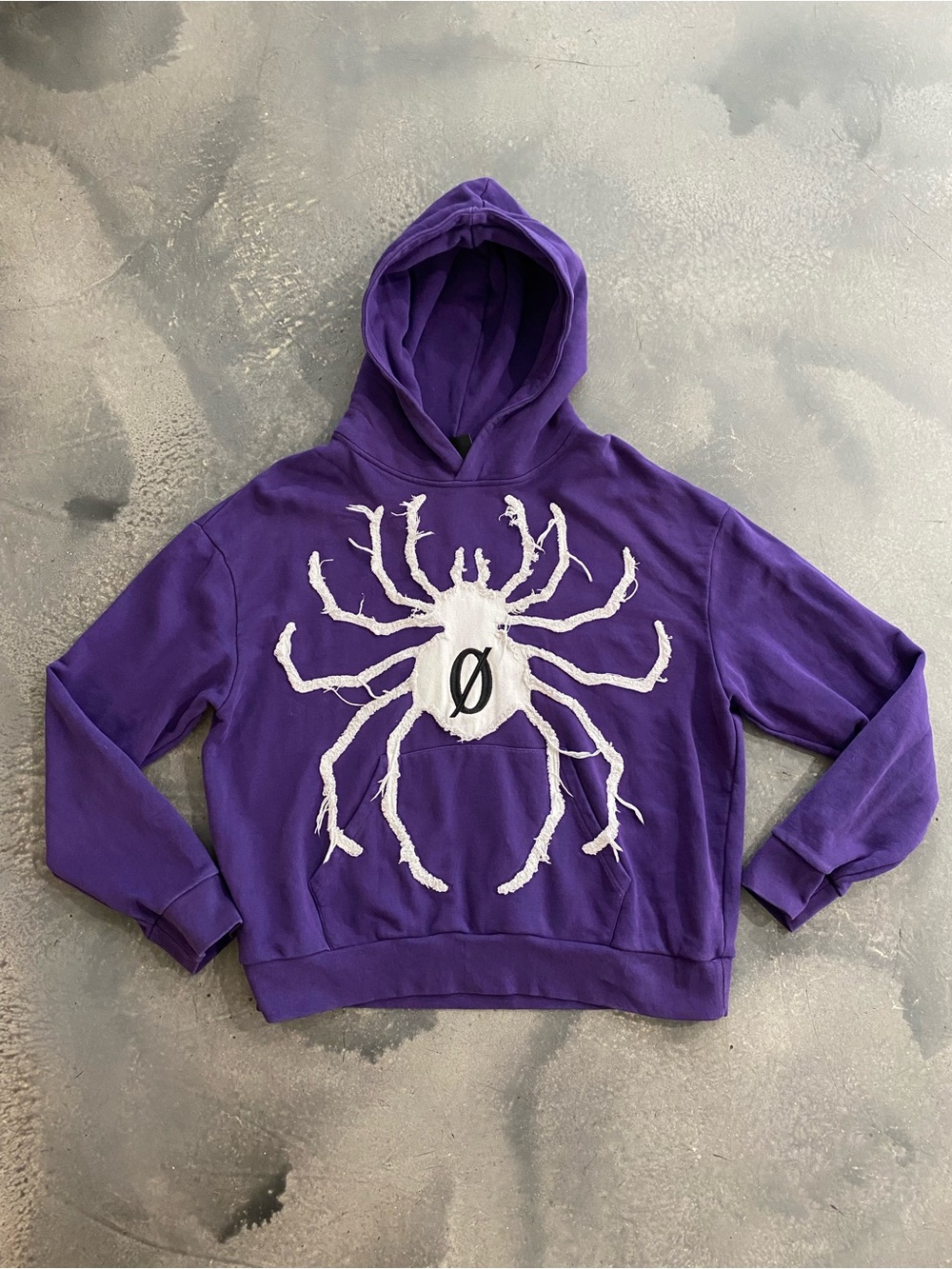 Bakastroll Fashion Punk Goth Grunge Embroidered Spider Hoodies Sz XL
(Sep A-2)